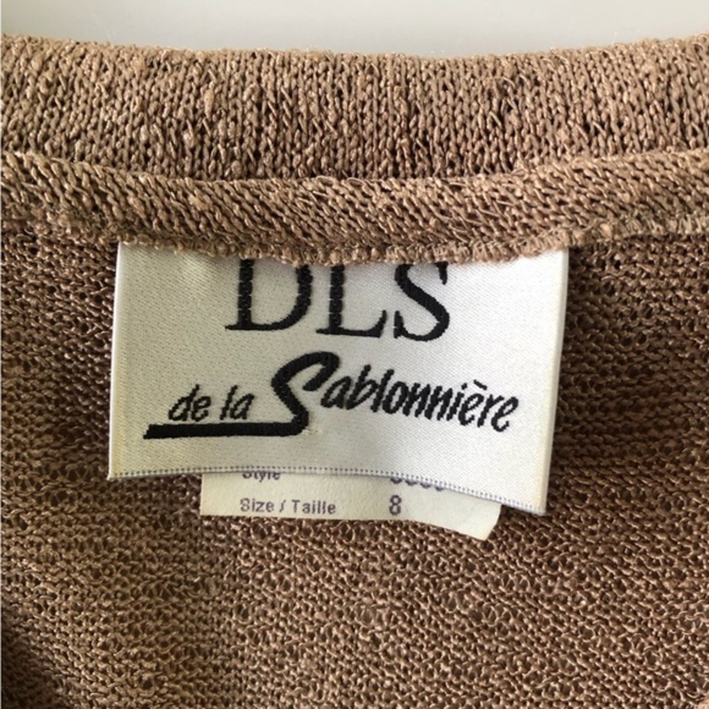 Vintage DLS de‎ la Salonniere Skirt and Top Women's Size 8 Knit Modest - Picture 13 of 16